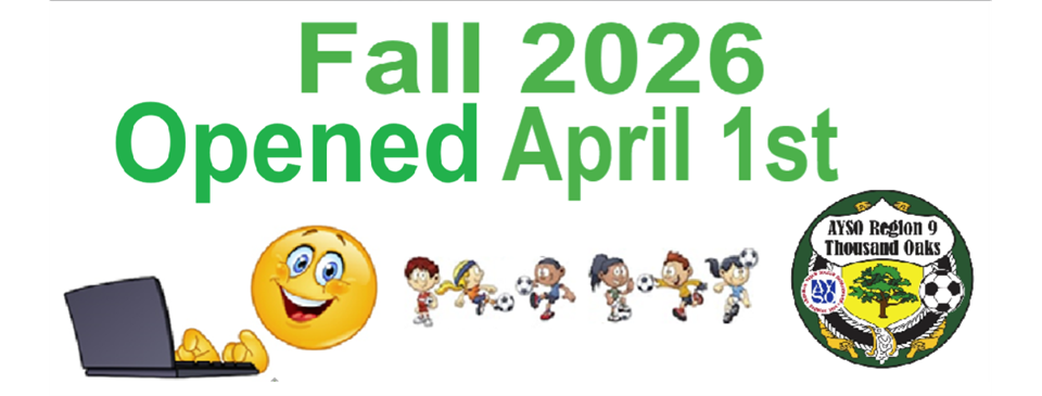 Player Registration for Fall 2026