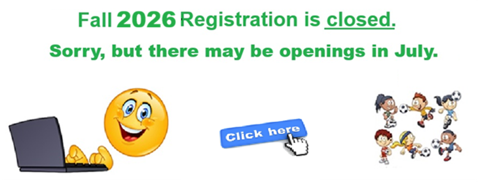 Player Registration for Fall 2026